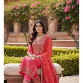 Sambhav Quilt Hub Vrouwen Katoen Wit Hand Geborduurde Zomer Jurk Kurta